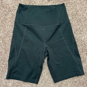 Girlfriend Collective Dark Green Bike Shorts